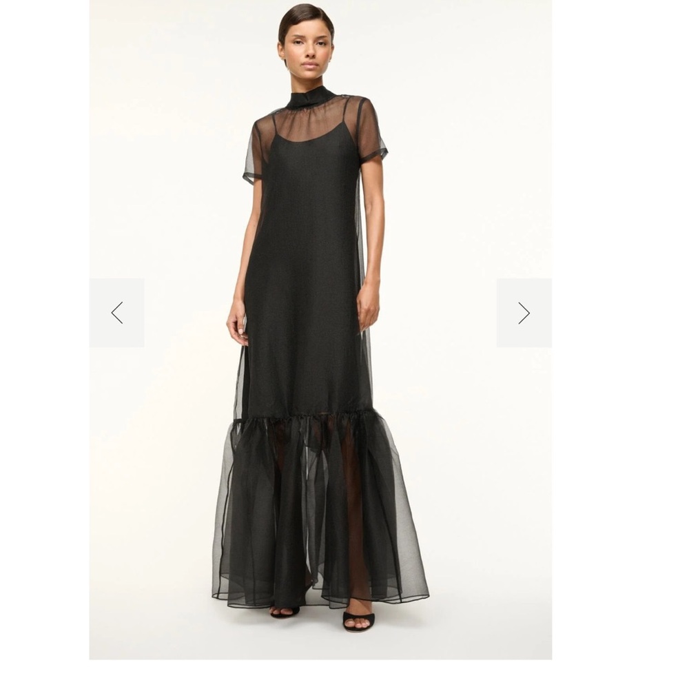 NWT Staud Calluna Dress (Black, XS)